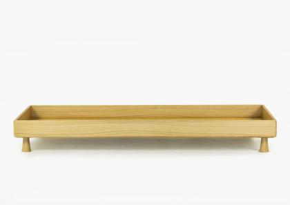 Struttura: monoscocca contenitore in legno di rovere ﬁnitura opaca