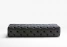 Pouf Capitonné in tessuto denim - Collezione #BertoLive 2016