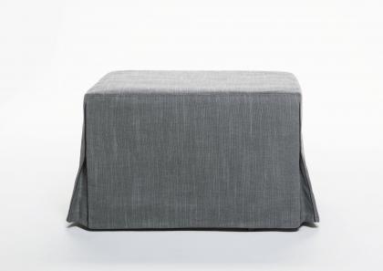 Pouf letto Ghisallo - versione con Cerniera - semiaperto