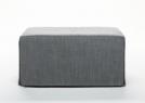 Pouf letto trasformabile Paguro - versione con cerniera - chiusa