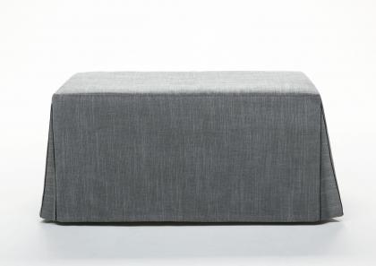 Pouf letto trasformabile Paguro - versione con cerniera - aperta