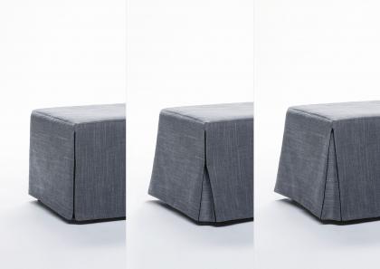 Dettaglio Versione Cerniera Zip - Pouf letto AL