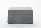 Pouf letto trasformabile AL versione Gros Grain- BertO Shop