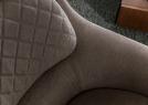 Schienale poltrona di design in pelle e legno Hanna – BertO Salotti