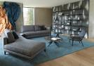 Divano con Chaise Longue in Tessuto - BertO Outlet