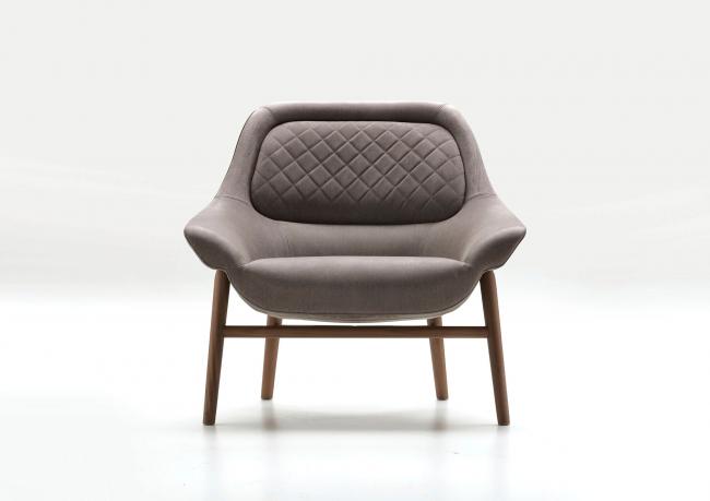 Poltrona di design in pelle a prezzo scontato - BertO Outlet
