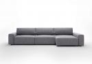 Divano relax in pelle in Pronta Consegna  L.260 x P.110 x H.60 / 75 - BertO Outlet