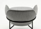 Sedia design Jackie dettaglio dello schienale imbottito - BertO Salotti