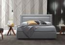 Letto elegante Cassandra con box contenitore -  cm L.180 x P.206 x H.110 - rete cm 170 x P.190 - BertO Prima