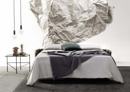 Il divano letto Marky ha una profondità con il letto aperto di 200 cm - BertO Salotti