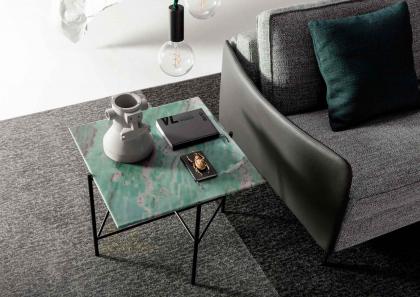 Tavolino da salotto Riff in quarzite Emerald - BertO