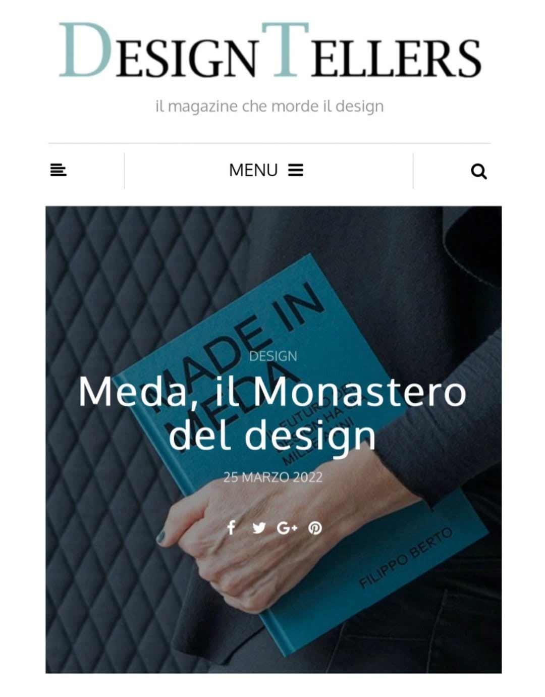 Made in Meda: articolo su Design Tellers