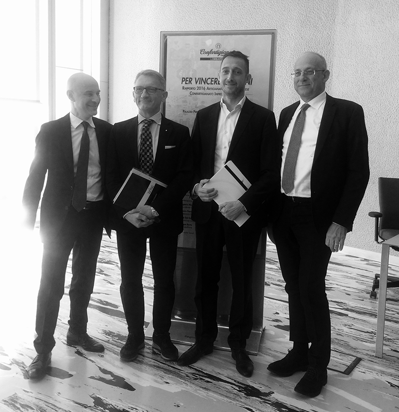 Filippo Berto a Palazzo Pirelli per la presentazione del rapporto confartigianato imprese lombardia 2016