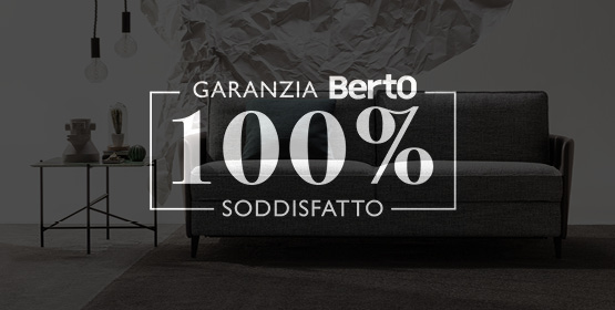 Acquista grazie alla Garanzia 100% Soddisfatto il tuo nuovo divano letto Robinson