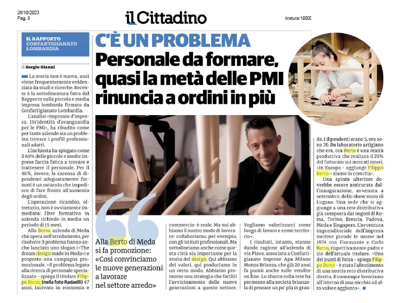 Intervista Filippo Berto il Cittadino