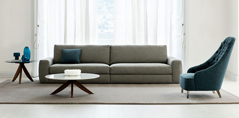 Joey sectional sofa with removable chaise longue