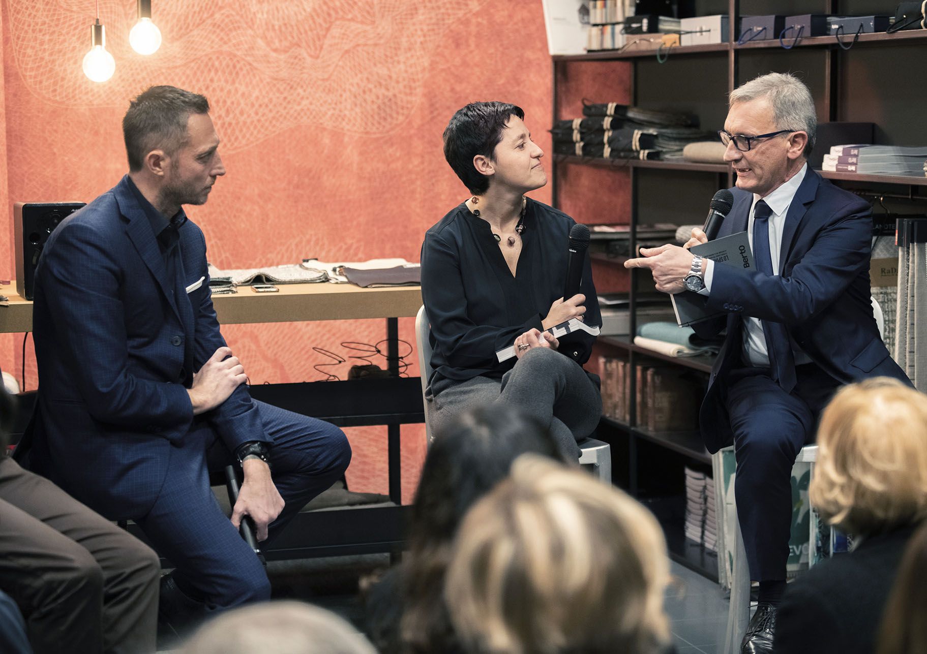 Filippo Berto Ivana Pais ed Eugenio Massetti alla presentazione dello Spirito del 74 a Brescia - BertO